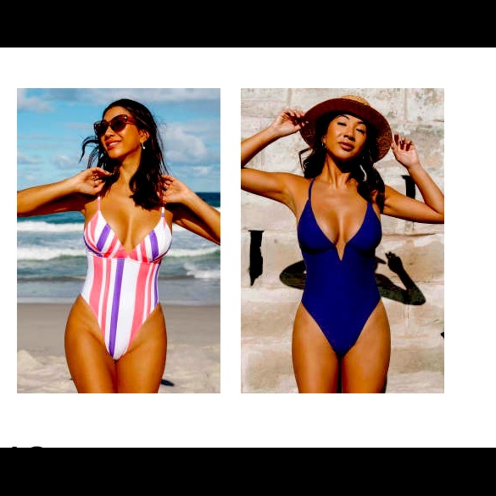 Two brand new CUPSHE bathing suits!